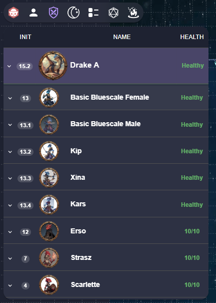 Player Interface - Active